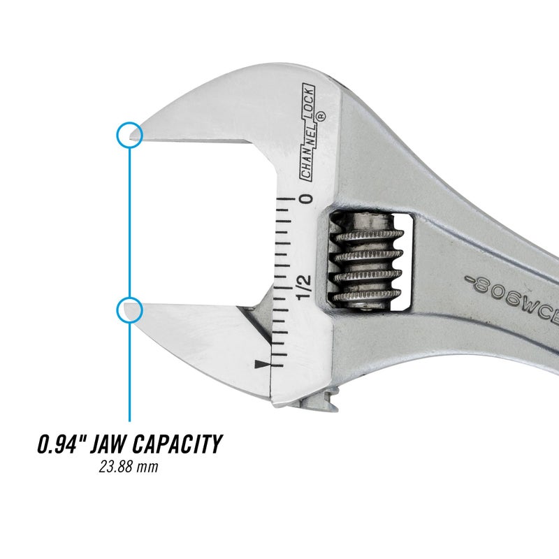 Channellock Adj. Wrench Set, Jaw Cap. 15/16, 1-3/8 In - Image 3